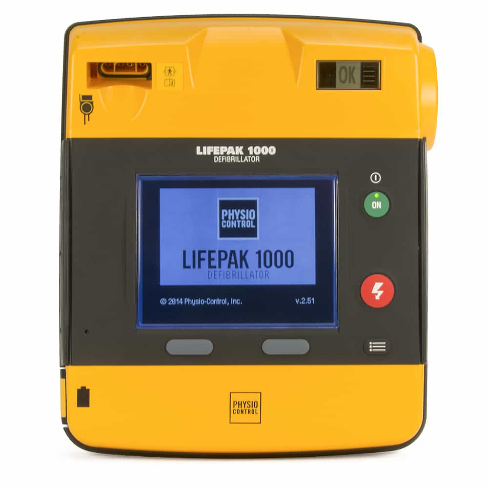 physio control lifepak 1000 front view | AEDTS