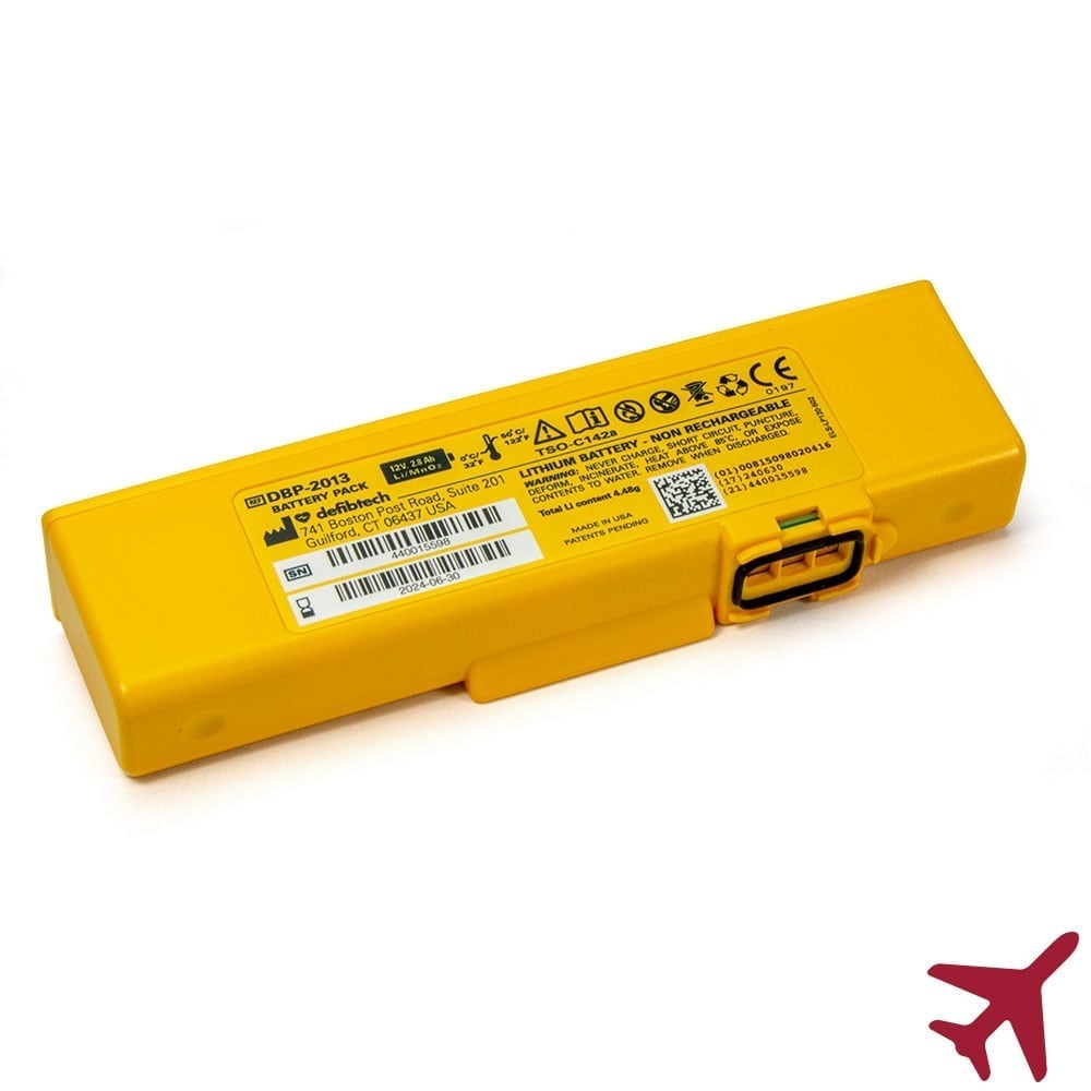 Aviation Battery for Defibtech Lifeline VIEWECGPRO AEDs products
