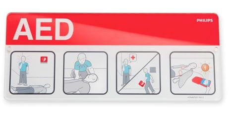 Philips Awareness Sign Placard (Red) product