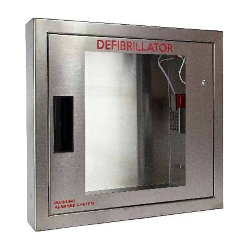 Cubix Stainless Steel, Semi Recessed Cabinet w Alarm & Strobe - Sm Product