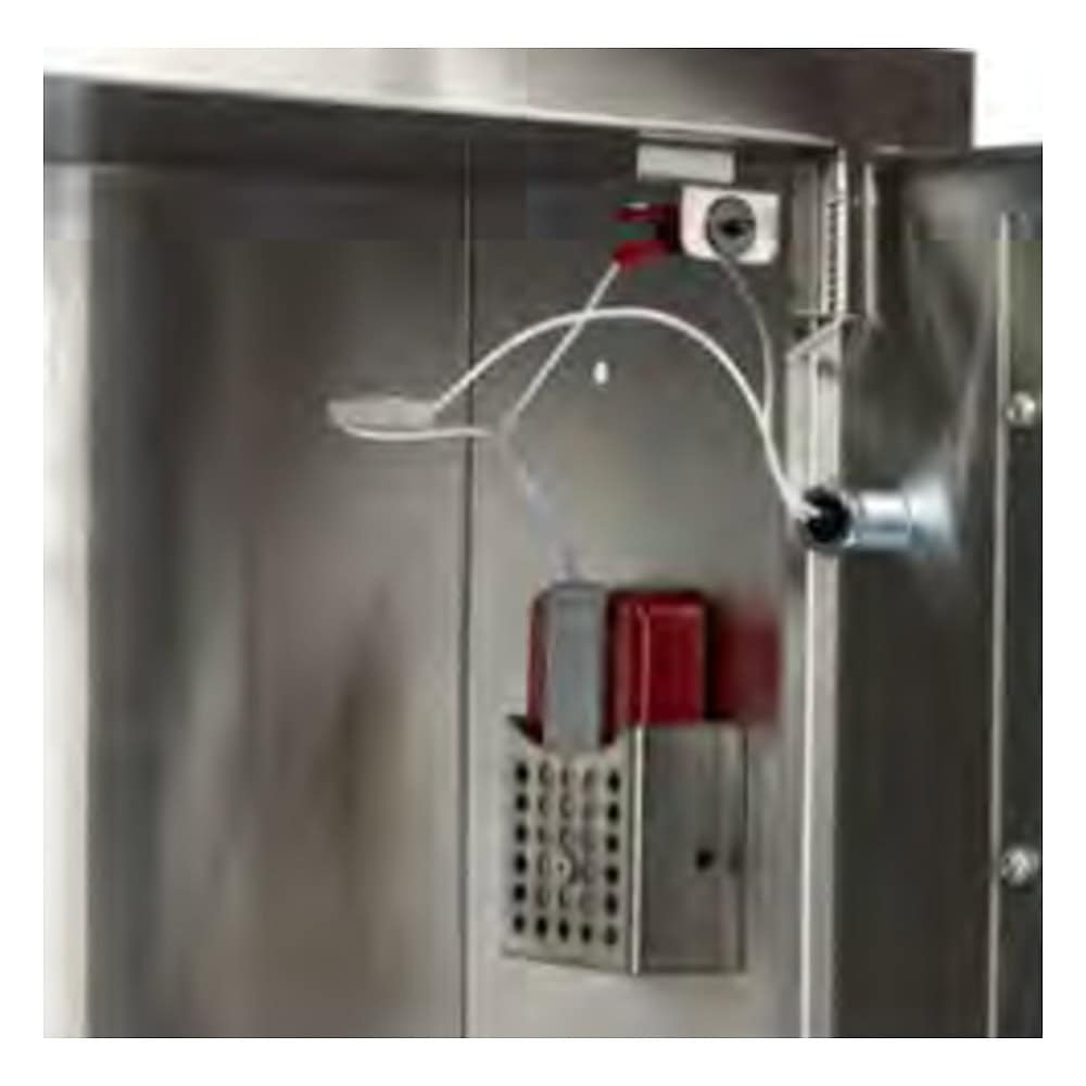 Cubix stainless steel AED cabinet alarm mounted inside Cubix stainless steel AED cabinet alarm mounted inside
